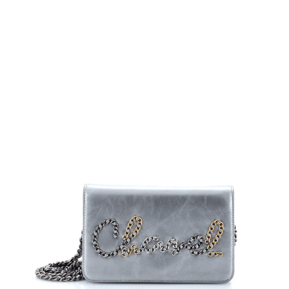 Chanel Chain Signe Wallet on Chain Calfskin
